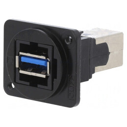 Adaptor USB A la USB B FT USB 3.0 Metal 19x24mm | Electronic-mag.ro | Componente Electronice