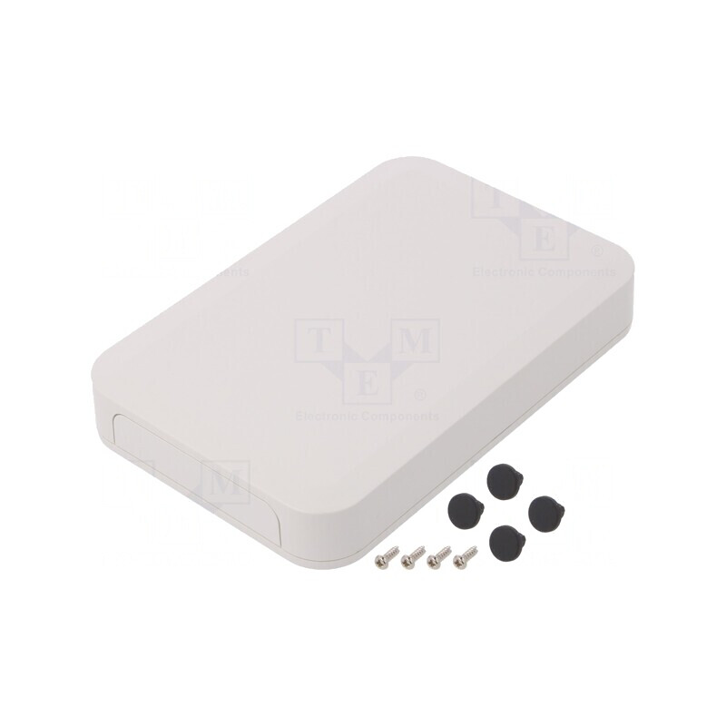 Carcasă ABS albă 100x150x22,5mm IP40 | Electronic-mag.ro | Componente Electronice