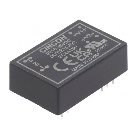 Convertor DC/DC 18-36V la 15V/-15V 5W-6W | Electronic-mag.ro | Componente Electronice