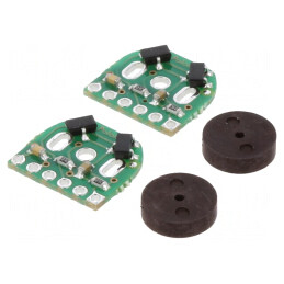 Senzor: Hall | codificatori,magnet | 2,7÷18VDC | HPCB | 12imp/rotaţie | MAGNETIC ENCODER PAIR KIT