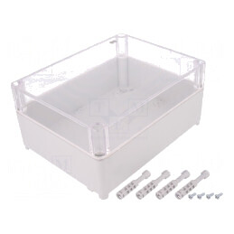 Carcasă universală industrială gri 170x220x107 mm | Electronic-mag.ro | Componente Electronice