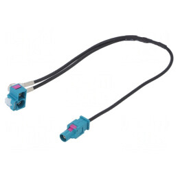 Fakra Angled Double Socket Antenna Adapter 0.25m | Electronic-mag.ro | Componente Electronice