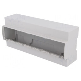 Carcasă pentru șină DIN 91x213x62mm gri 12 module