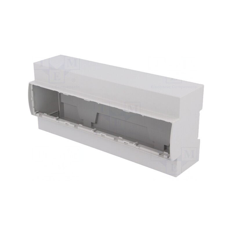 Carcasă pentru șină DIN 91x213x62mm gri 12 module | Electronic-mag.ro | Componente Electronice