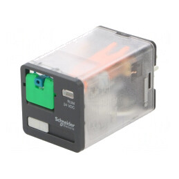 Releu electromagnetic 3PDT 24VDC 10A | Electronic-mag.ro | Componente Electronice