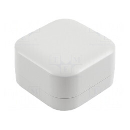 Carcasă universală ABS gri deschis IP66 80x80x45mm | Electronic-mag.ro | Componente Electronice