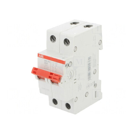 Separator-întrerupător Poli 2 pentru șină DIN 32A 415VAC | Electronic-mag.ro | Componente Electronice