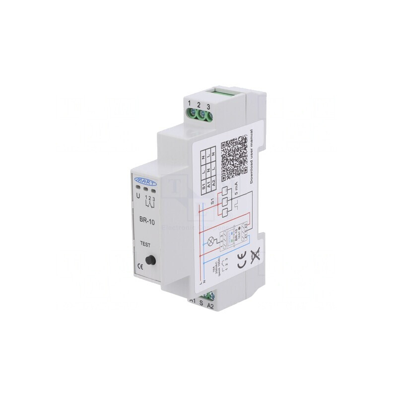 Releu Bistabil de Impulsuri SPDT 16A IP20 BR-10 | Electronic-mag.ro | Componente Electronice