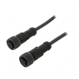 Cablu senzori automatizări M12 1m | Electronic-mag.ro | Componente Electronice