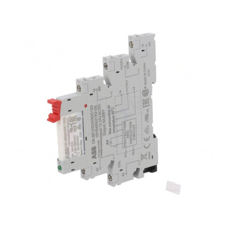 Releu SPDT 24VAC/DC pentru şină DIN | Electronic-mag.ro | Componente Electronice