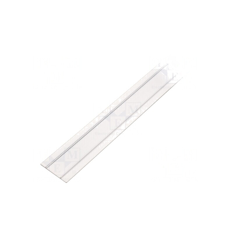 Carcasă de protecție albă 2m din aluminiu pentru profile | Electronic-mag.ro | Componente Electronice