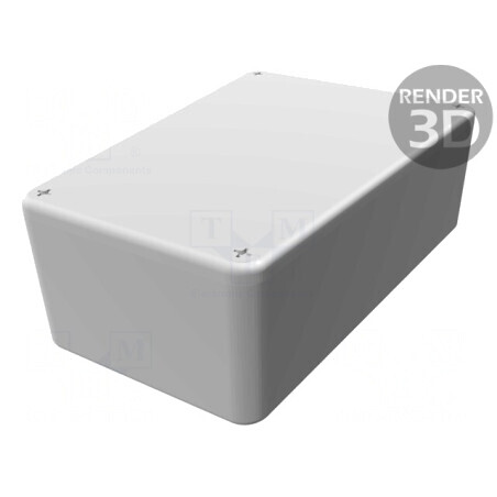 Carcasă Universală Aluminiu Roșu 1590 79x112x39mm | Electronic-mag.ro | Componente Electronice