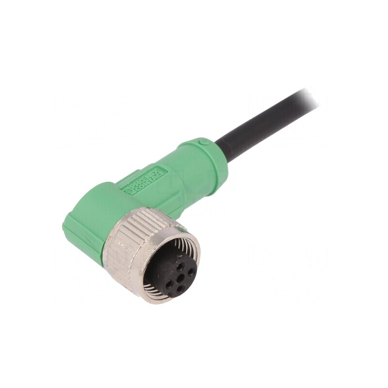 Cablu de Conectare M12 4P 5m 250VAC 4A PVC | Electronic-mag.ro | Componente Electronice