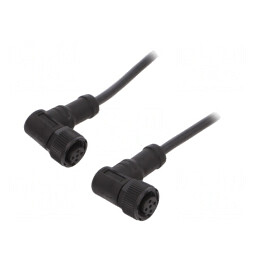 Cablu senzori automatizări M12 1m mufă-mufă | Electronic-mag.ro | Componente Electronice