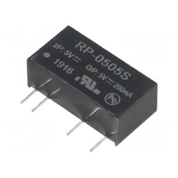 Convertor DC/DC 5V 200mA SIP7 | Electronic-mag.ro | Componente Electronice