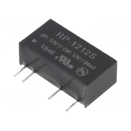 Convertor DC/DC 12V 1W RP-1212S | Electronic-mag.ro | Componente Electronice