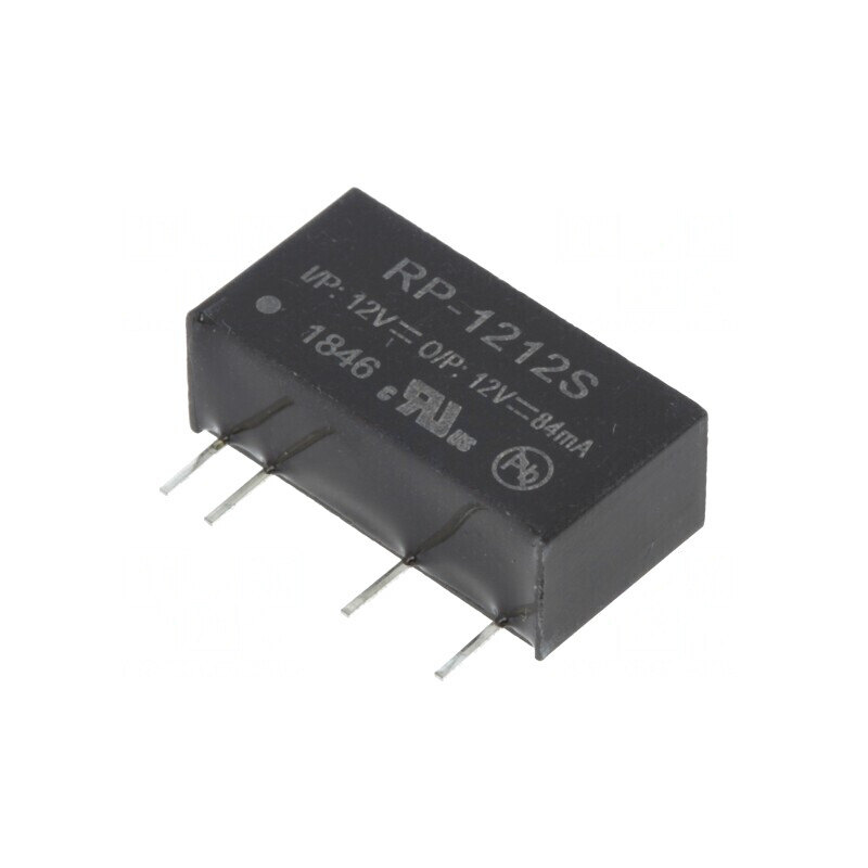 Convertor DC/DC 12V 1W RP-1212S | Electronic-mag.ro | Componente Electronice