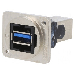 Adaptor USB A și B Soclu Metalic 3.0 19x24mm | Electronic-mag.ro | Componente Electronice