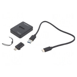 Stație de andocare USB 3.1 neagră