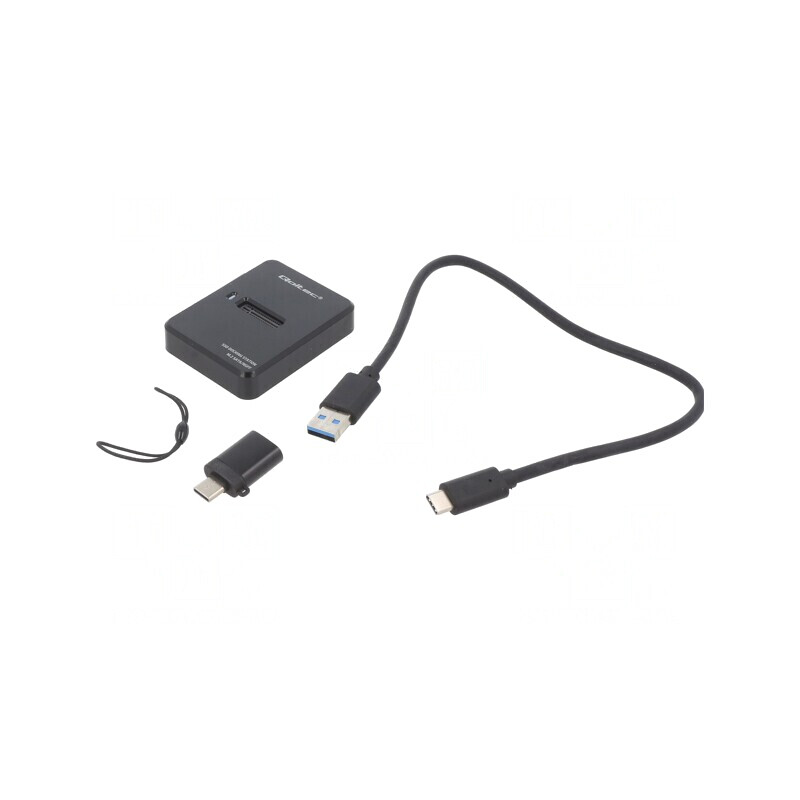 Stație de andocare USB 3.1 neagră | Electronic-mag.ro | Componente Electronice