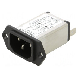 Conector Alimentare AC IEC 60320 10A 250V | Electronic-mag.ro | Componente Electronice