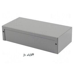Carcasă Universală Aluminiu Gri 1411 102x203x51mm | Electronic-mag.ro | Componente Electronice