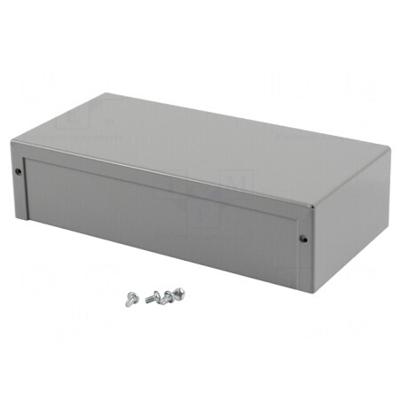 Carcasă Universală Aluminiu Gri 1411 102x203x51mm | Electronic-mag.ro | Componente Electronice