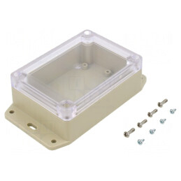 Carcasă Universală cu Lame de Fixare 75x105x40 mm | Electronic-mag.ro | Componente Electronice