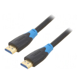 Cablu | HDMI 2.0 | HDMI mufă,din ambele părţi | PVC | 10m | negru | AAGBL