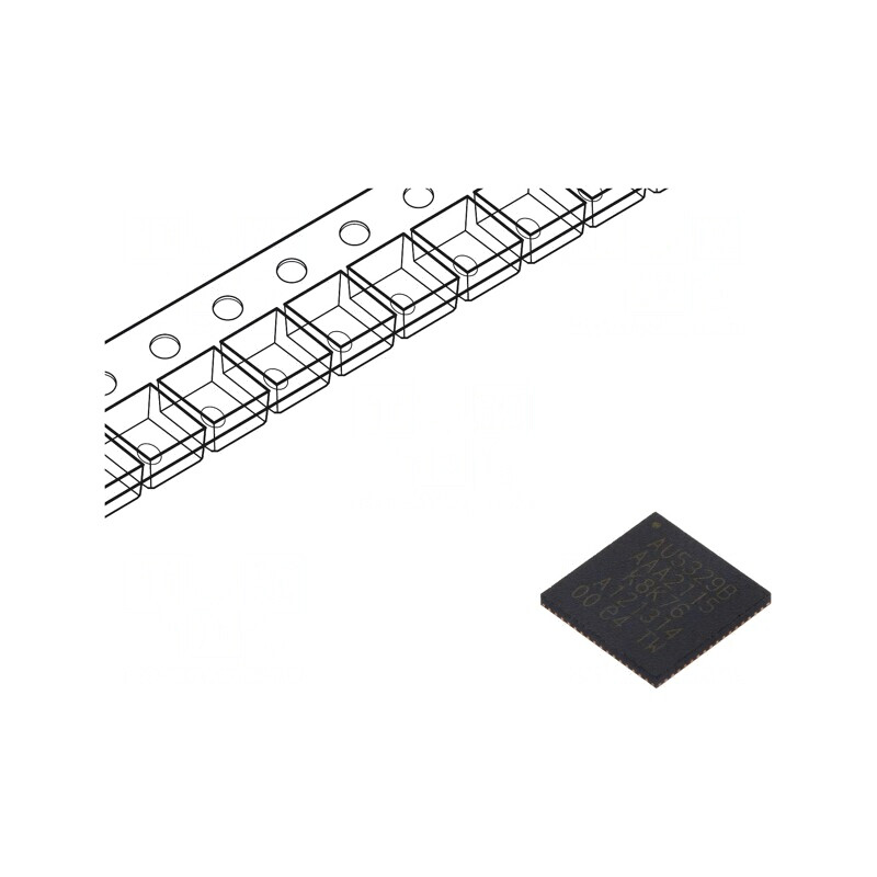 Frequency Converter IC QFN64 3.3V -40÷85°C AU5329B00-QMR | Electronic-mag.ro | Componente Electronice Frequency Converter IC QFN64 3.3V -40÷85°C AU5329B00-QMR | Electronic-mag.ro | Componente Electronice
