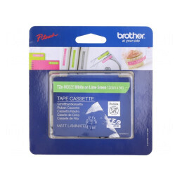 Bandă Laminată Verde Albă 12mm x 5m Cu Adeziv | Electronic-mag.ro | Componente Electronice