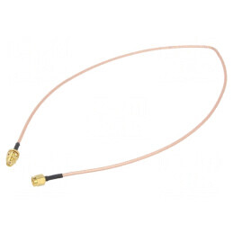 Cablu 50Ω 0,61m RP-SMA Mamă la SMA Mufă Ecranat -65÷150°C | Electronic-mag.ro | Componente Electronice