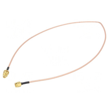 Cablu 50Ω 0,61m RP-SMA Mamă la SMA Mufă Ecranat -65÷150°C | Electronic-mag.ro | Componente Electronice