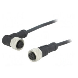 Cablu pentru senzori și automatizări M12-M12 1m | Electronic-mag.ro | Componente Electronice