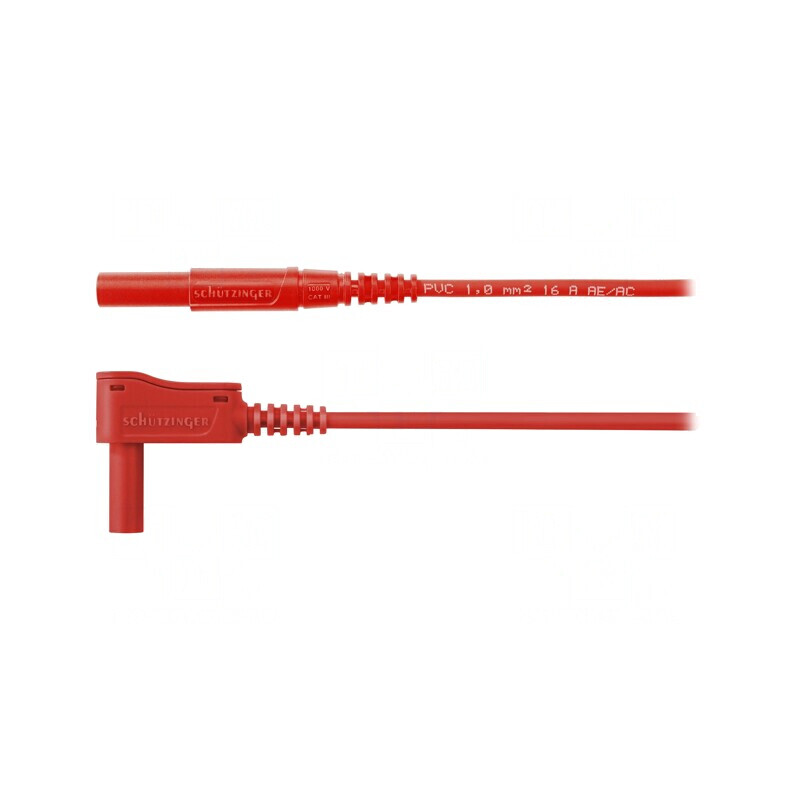 Cablu de măsurare 16A 1.5m roșu PVC | Electronic-mag.ro | Componente Electronice