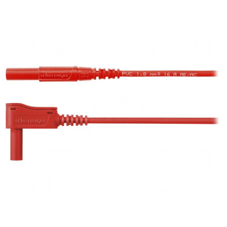 Cablu de măsurare 16A 1.5m roșu PVC | Electronic-mag.ro | Componente Electronice