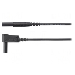 Cablu de măsurare 16A 1,5m negru PVC | Electronic-mag.ro | Componente Electronice
