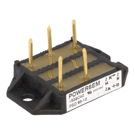Punte Redresoare Trifazată 1,2kV 68A THT | Electronic-mag.ro | Componente Electronice