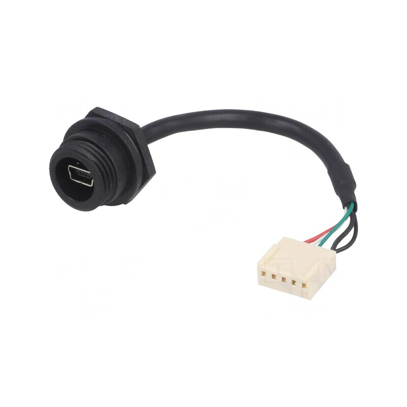 Soclu USB B mini 5PIN IP68 | Electronic-mag.ro | Componente Electronice