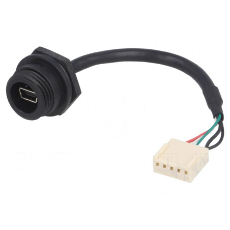 Soclu USB B mini 5PIN IP68 | Electronic-mag.ro | Componente Electronice