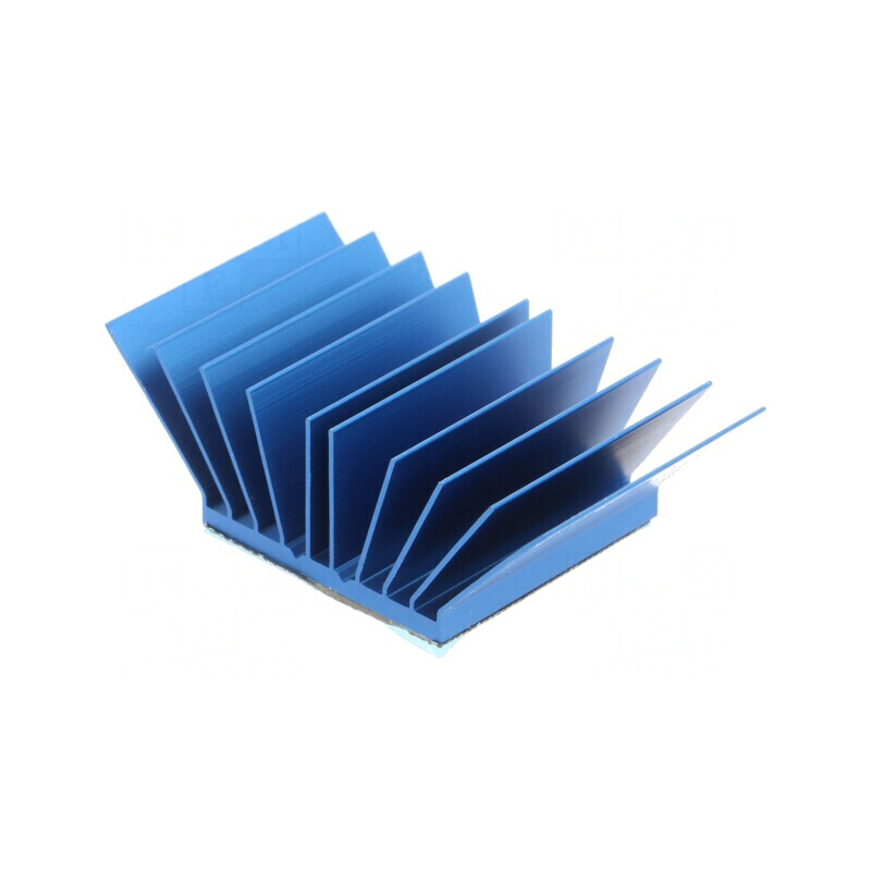 Radiator extrudat cu aripioare BGA albastru 31mm x 54,94mm | Electronic-mag.ro | Componente Electronice