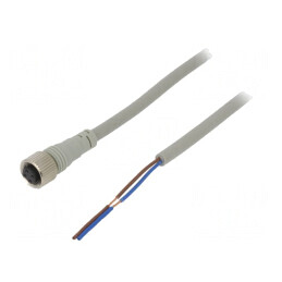 Cablu Conectare M12 5m Negru | Electronic-mag.ro | Componente Electronice