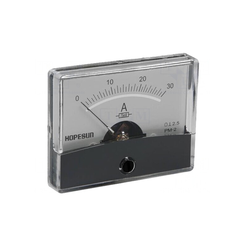 Ampermetru pe Panou 0-30A 60x47mm | Electronic-mag.ro | Componente Electronice Ampermetru pe Panou 0-30A 60x47mm | Electronic-mag.ro | Componente Electronice