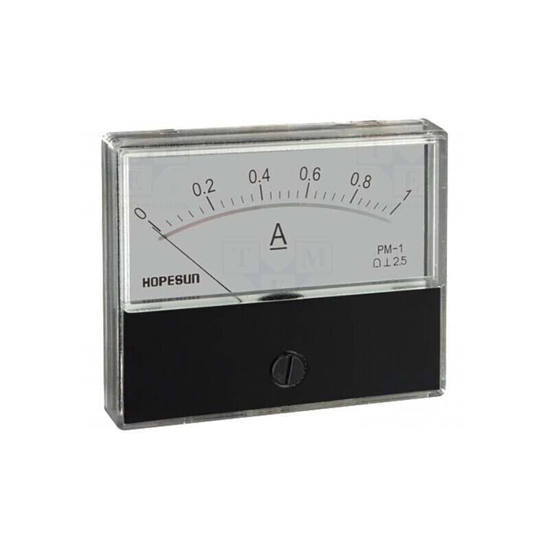 Ampermetru de Panou AC 0-1A Clasa 2.5 70x60mm | Electronic-mag.ro | Componente Electronice