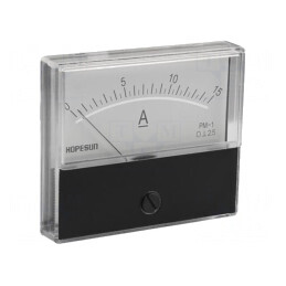 Ampermetru Panou DC 0-15A 70x60mm AIM7015A | Electronic-mag.ro | Componente Electronice