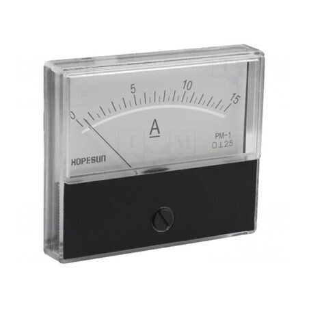 Ampermetru Panou DC 0-15A 70x60mm AIM7015A | Electronic-mag.ro | Componente Electronice