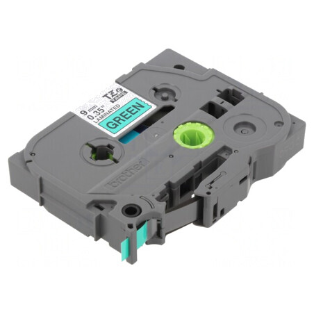 Bandă Etichetare Verde 9mm x 8m - TZE-721 | Electronic-mag.ro | Componente Electronice