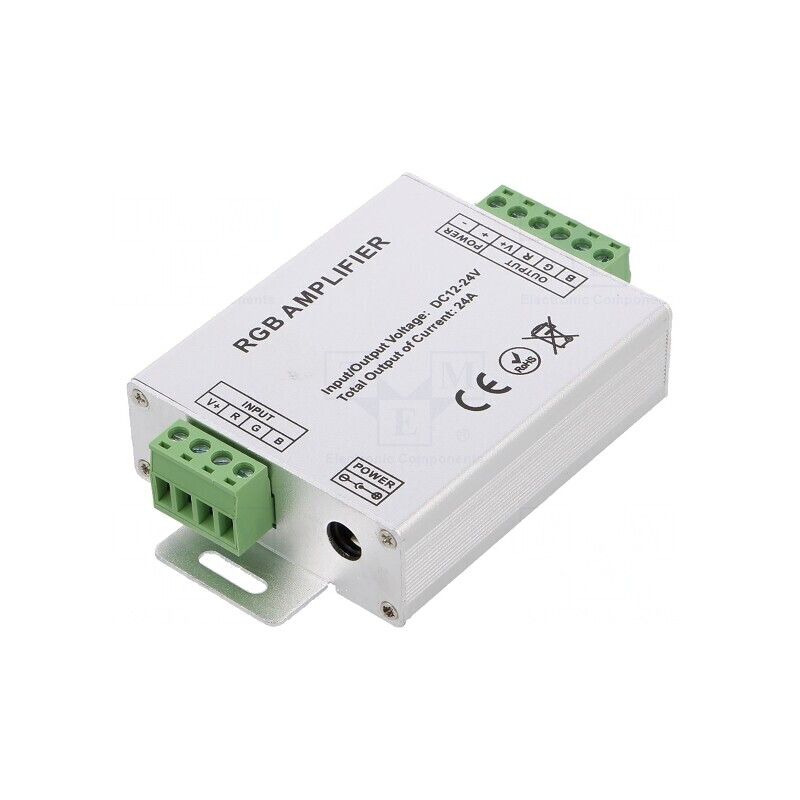 Amplificator RGB Control Iluminare 3 Canale 24A | Electronic-mag.ro | Componente Electronice