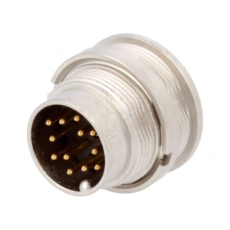 Conector M16 Soclu Tată 12 PIN 3A 60V IP40 | Electronic-mag.ro | Componente Electronice