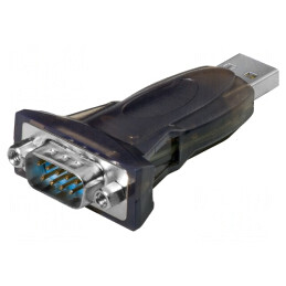 Convertor USB-RS232 | D-Sub 9pin tată,USB A mufă | USB 2.0 | 69822